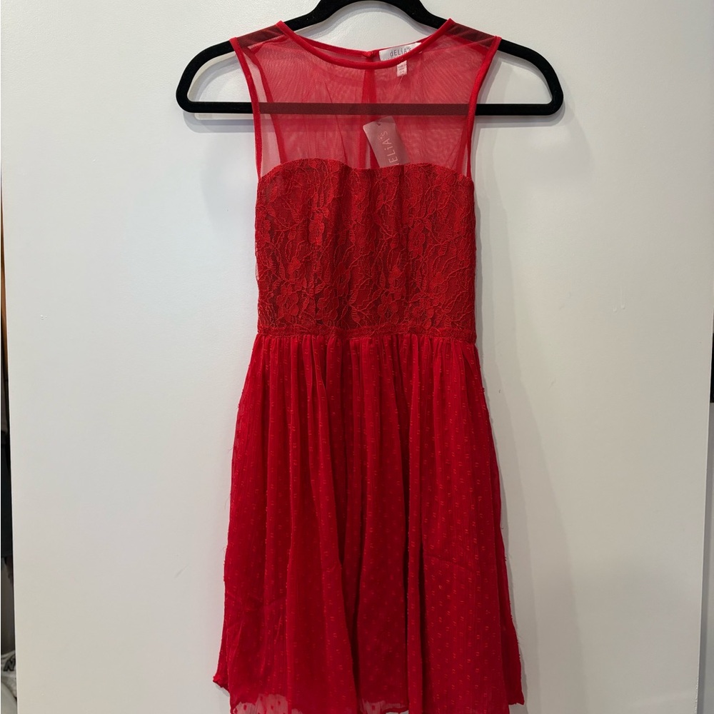 Vintage dELiA*s Lace Red Dress